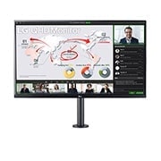 LG 31,5" Monitor IPS Ergo QHD dengan USB Type-C™, 32QP880N-B