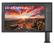 LG Monitor 4K UHD 31,5" dengan Ergo, 32UK580-B