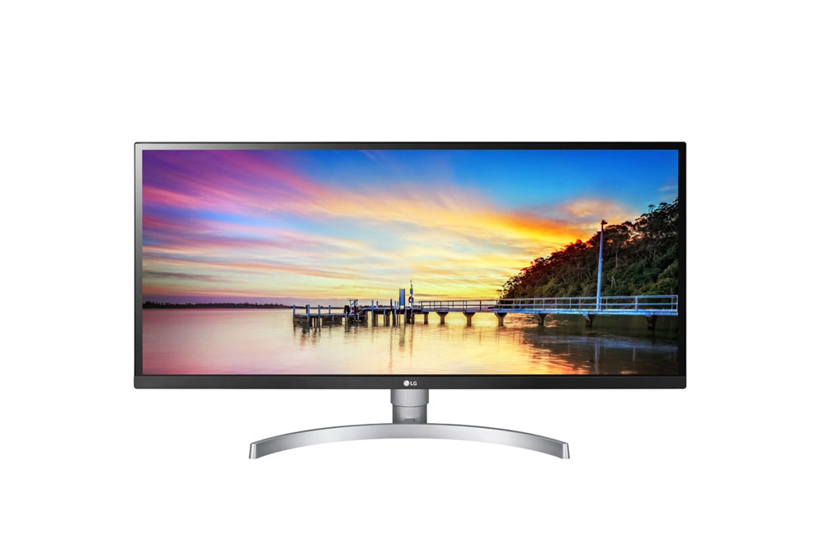 Front view of Ultrawide 21:9 Monitor 34&#34;  34WK650-W