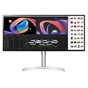 LG Monitor 21:9 34 inchi LED IPS Nano 5K2K UltraWide® dengan HDR 600 (diagonal 34”), 34WK95U-W
