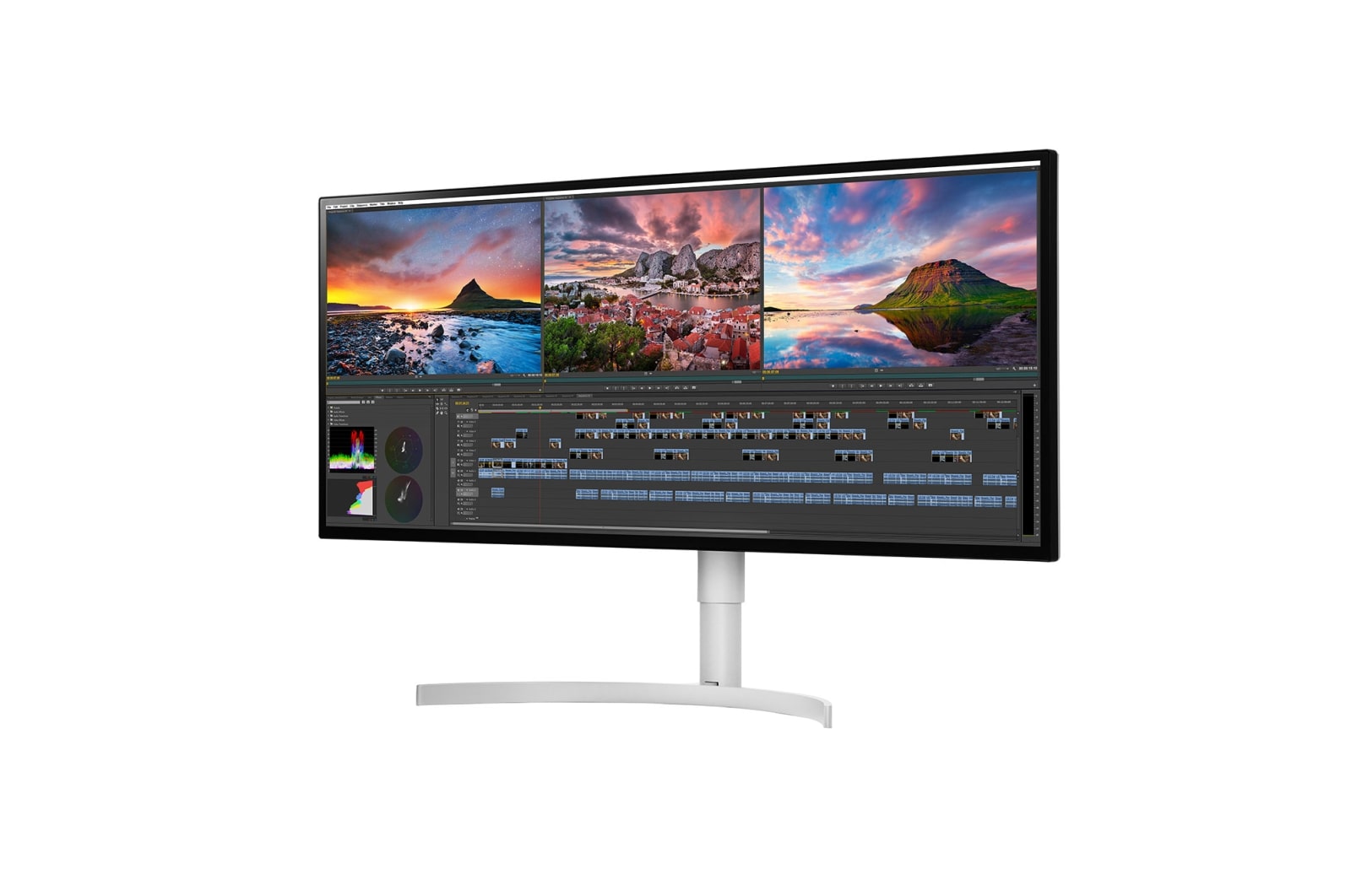 LG Monitor 21:9 34 inchi LED IPS Nano 5K2K UltraWide® dengan HDR 600 (diagonal 34”), 34WK95U-W