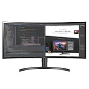 LG Monitor LG UltraWide™ 21:9 34 Inci LG 34WN80C-B panel IPS resolusi WQHD HDR10 USB-C Dengan Desain Tampak Tanpa Tepian pada 3-Sisi , 34WN80C-B