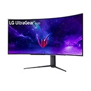 LG Monitor Game WQHD Lengkung OLED UltraGear™ 45'' dengan Kecepatan Refresh 240Hz Waktu Respons 0,03 milidetik, 45GR95QE-B