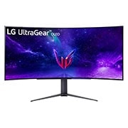 LG Monitor Game WQHD Lengkung OLED UltraGear™ 45'' dengan Kecepatan Refresh 240Hz Waktu Respons 0,03 milidetik, 45GR95QE-B
