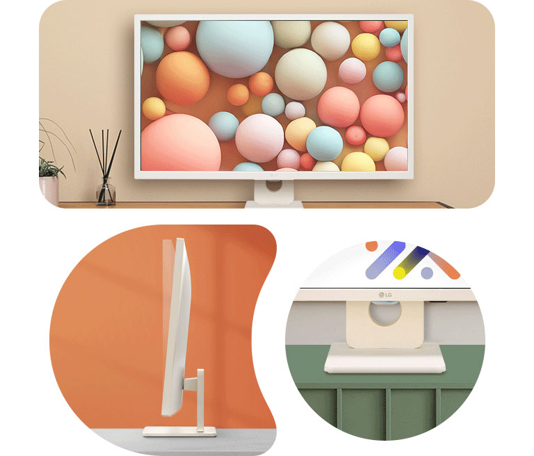 Stylish space-saving design.