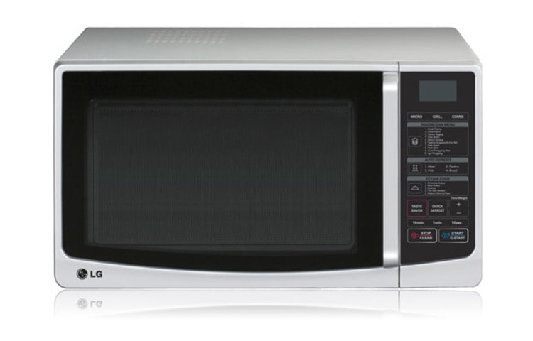 Front view of Grill Microwave 25L dengan feature Autocook 15 menu MH6549DRC