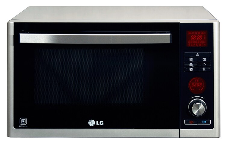 Front view of Microwave Convection 32L dengan feature Autocook 20 menu MJ3281BC