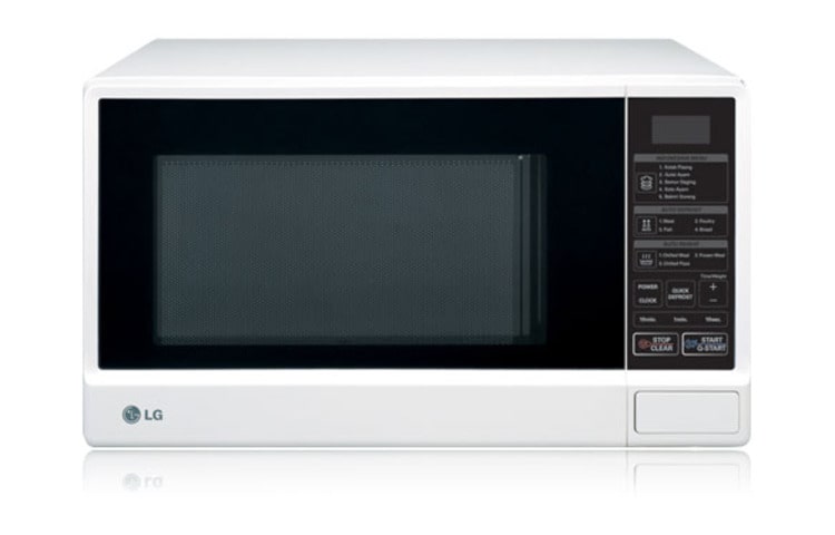 Low Watt Microwave Solo/Straight 23L dengan fitur Autocook 5 Menu MS2347B tampak depan