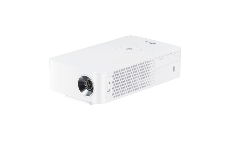 LG Proyektor HD LED Portabel MiniBeam - daya tahan baterai hingga 4 jam, PH30JG