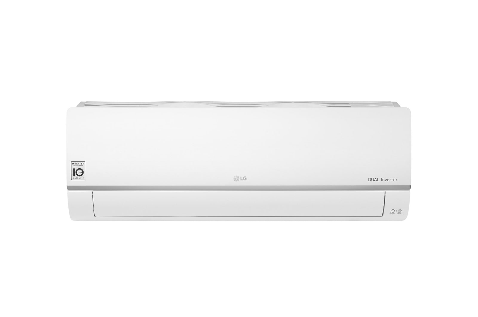 Front view of LG DUALCOOL ThinQ with Watt Control-Smart Ionizer 0.5PK E06SV5