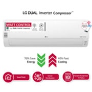 LG DUALCOOL ThinQ with Watt Control Smart 2PK, E19SIV4