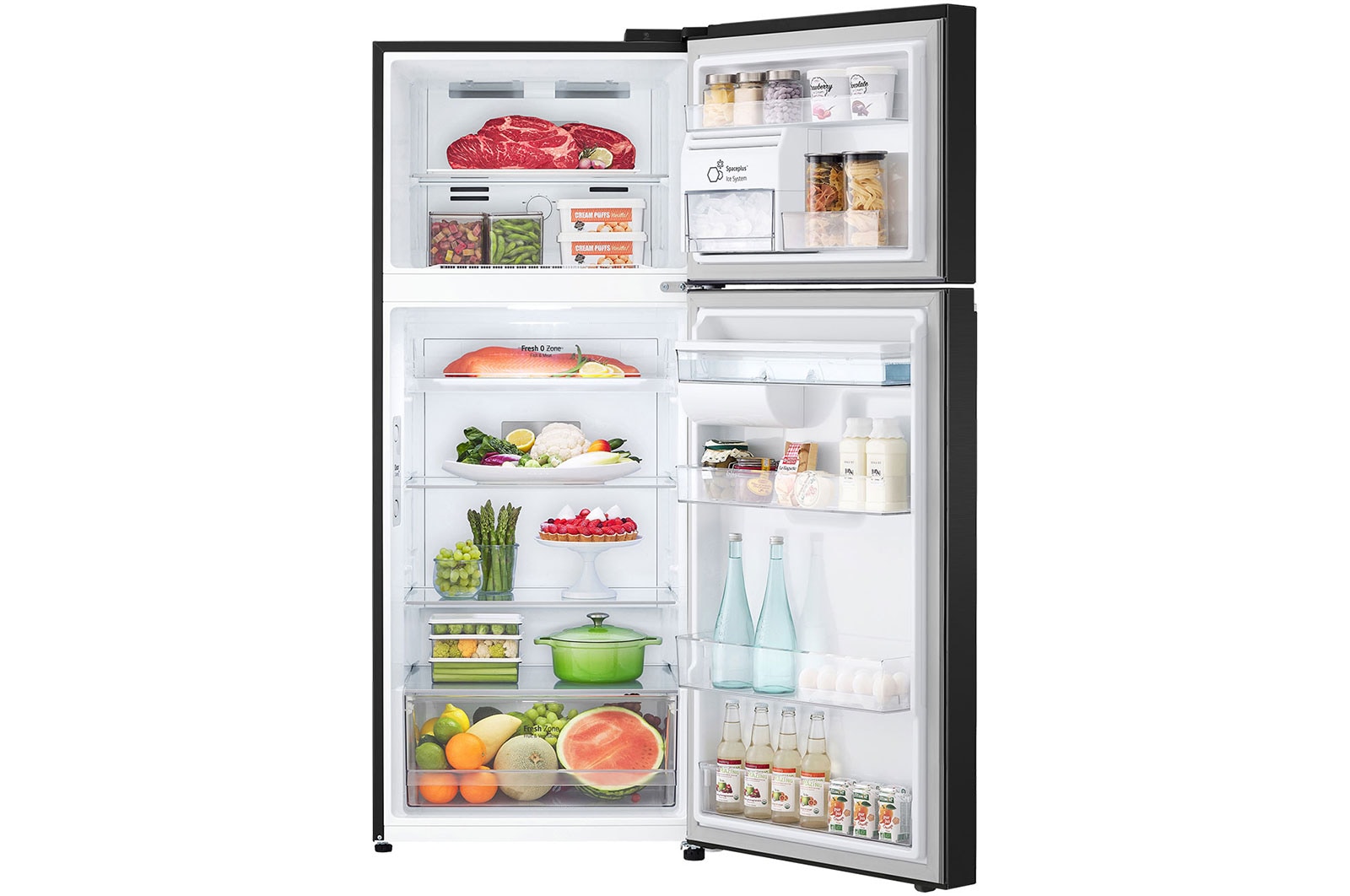 LG 410L / 374L Kulkas 2 Pintu Auto Ice Maker, GN-F372PXAK
