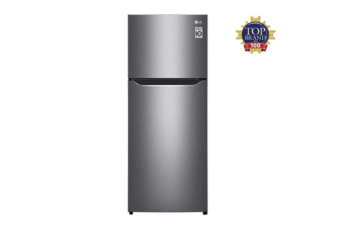 LG 202L / 187L Kulkas 2 Pintu Smart Inverter Compressor - Dark Graphite Steel, GN-B195SQMT