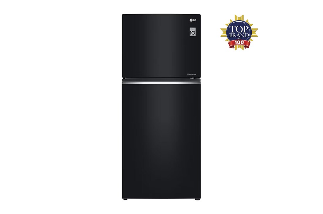 LG Kulkas 2 Pintu 416L Smart Inverter Compressor - Hitam, GN-C422SGCL