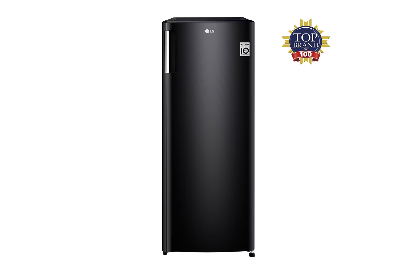 Tampak depan Freezer 1 Pintu 171L / 165L(GN-INV304BK)
