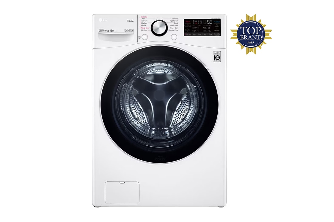LG 15kg Front Loading Mesin Cuci AI DD™, F2515STGW