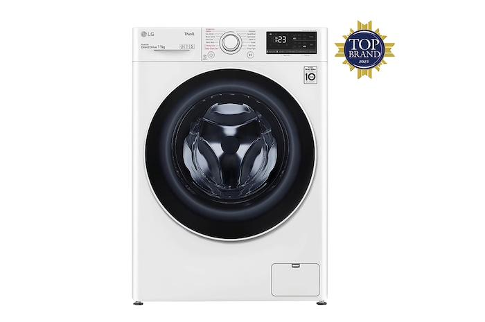 LG 11kg Front Loading Mesin Cuci AI DD™, FV1411S5WN
