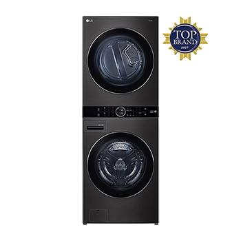 Tampak depan LG WashTower™ 21kg/17kg(WT2117NHB)