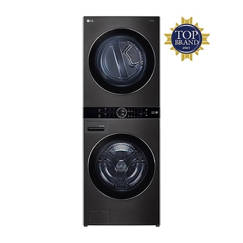 Tampak depan LG WashTower™ 21kg/17kg(WT2117NHB)
