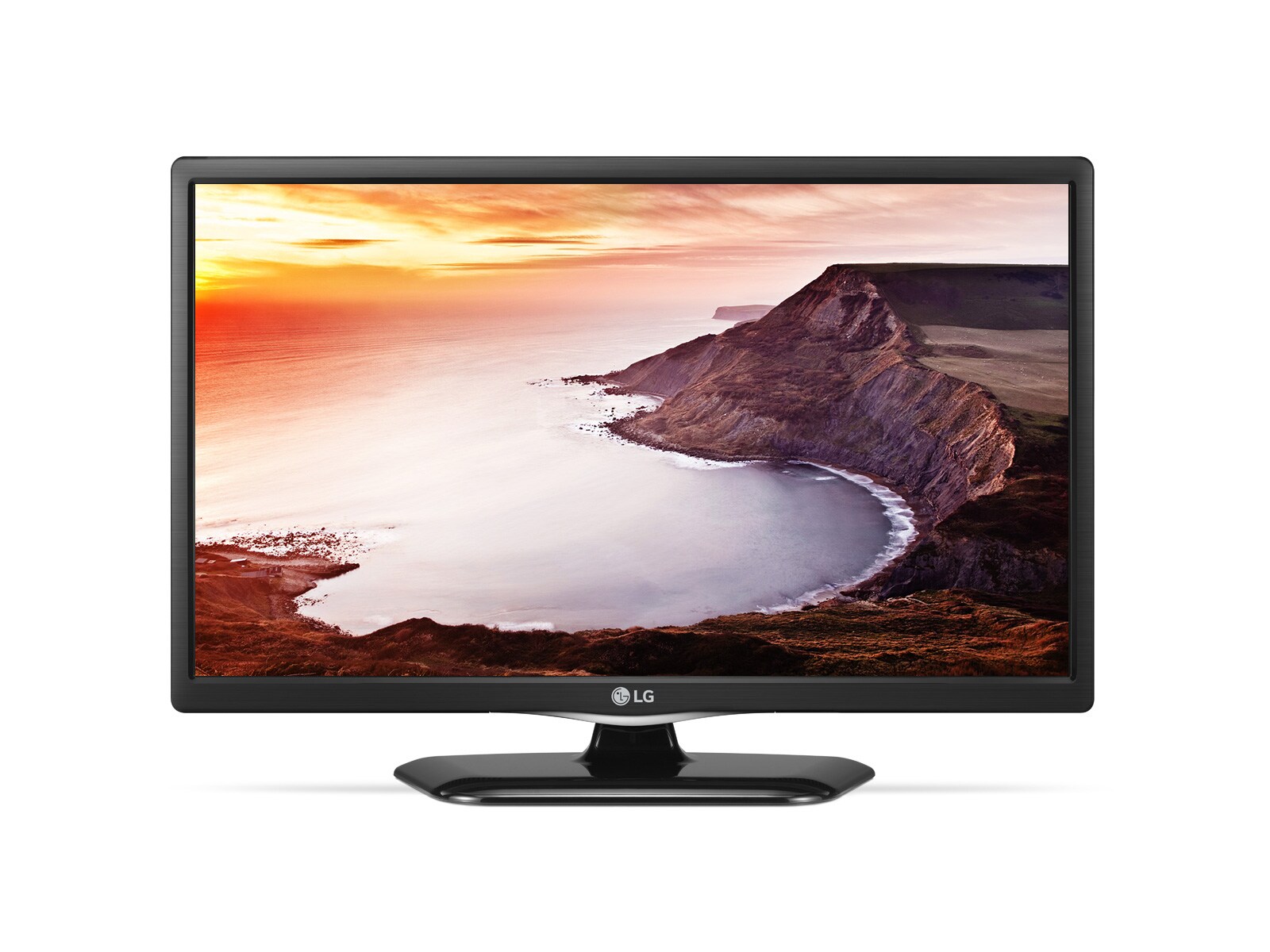 Front view of LG TV 24LF454A