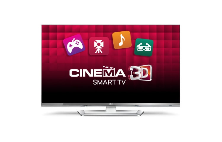 Front view of TV 3D dan Smart TV 32&#34; yang menawarkan Paket Komplit Teknologi dan Design dengan nilai Terbaik 32LM6690