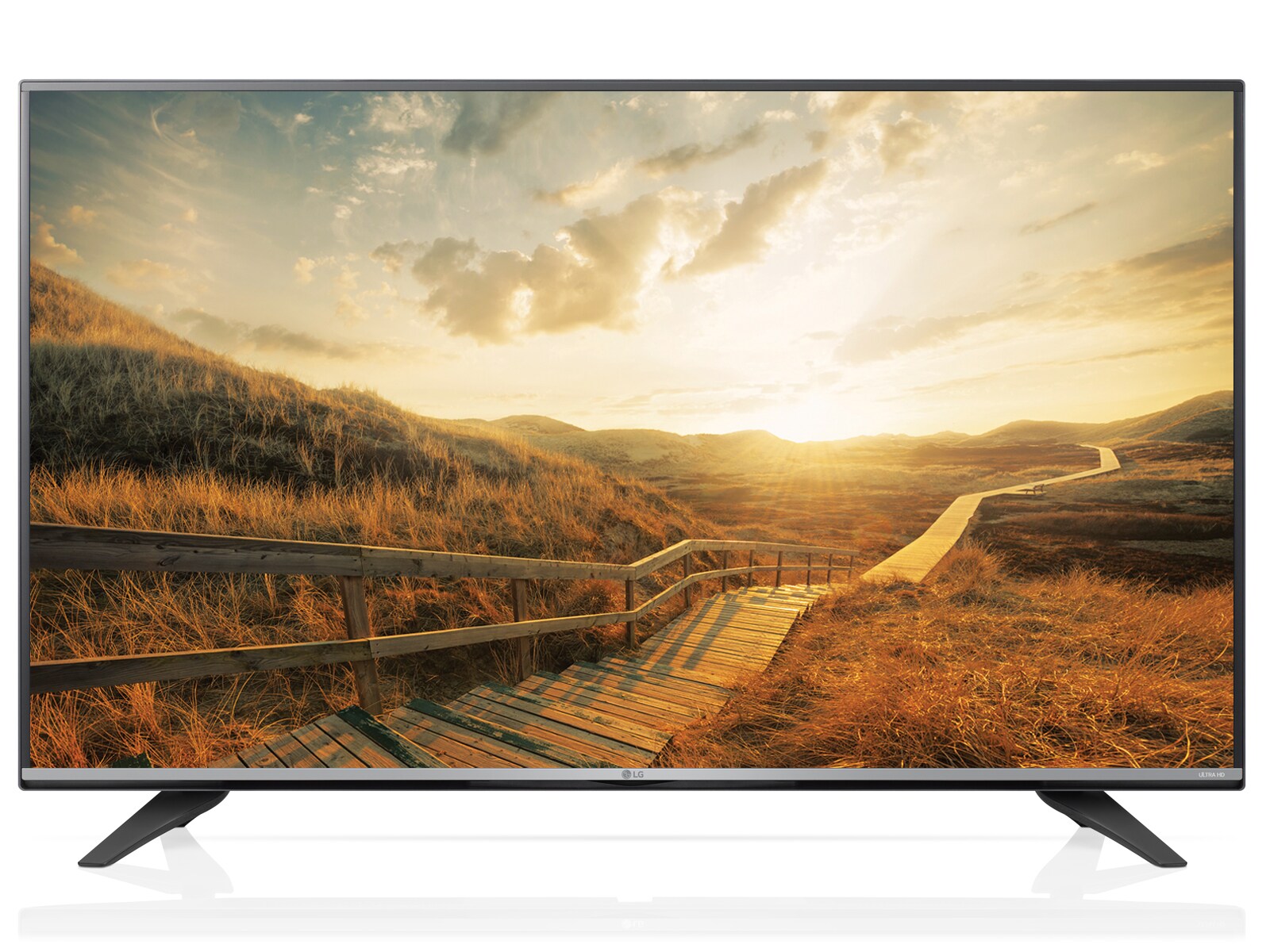 Front view of LG ULTRA HD TV 43UF670T