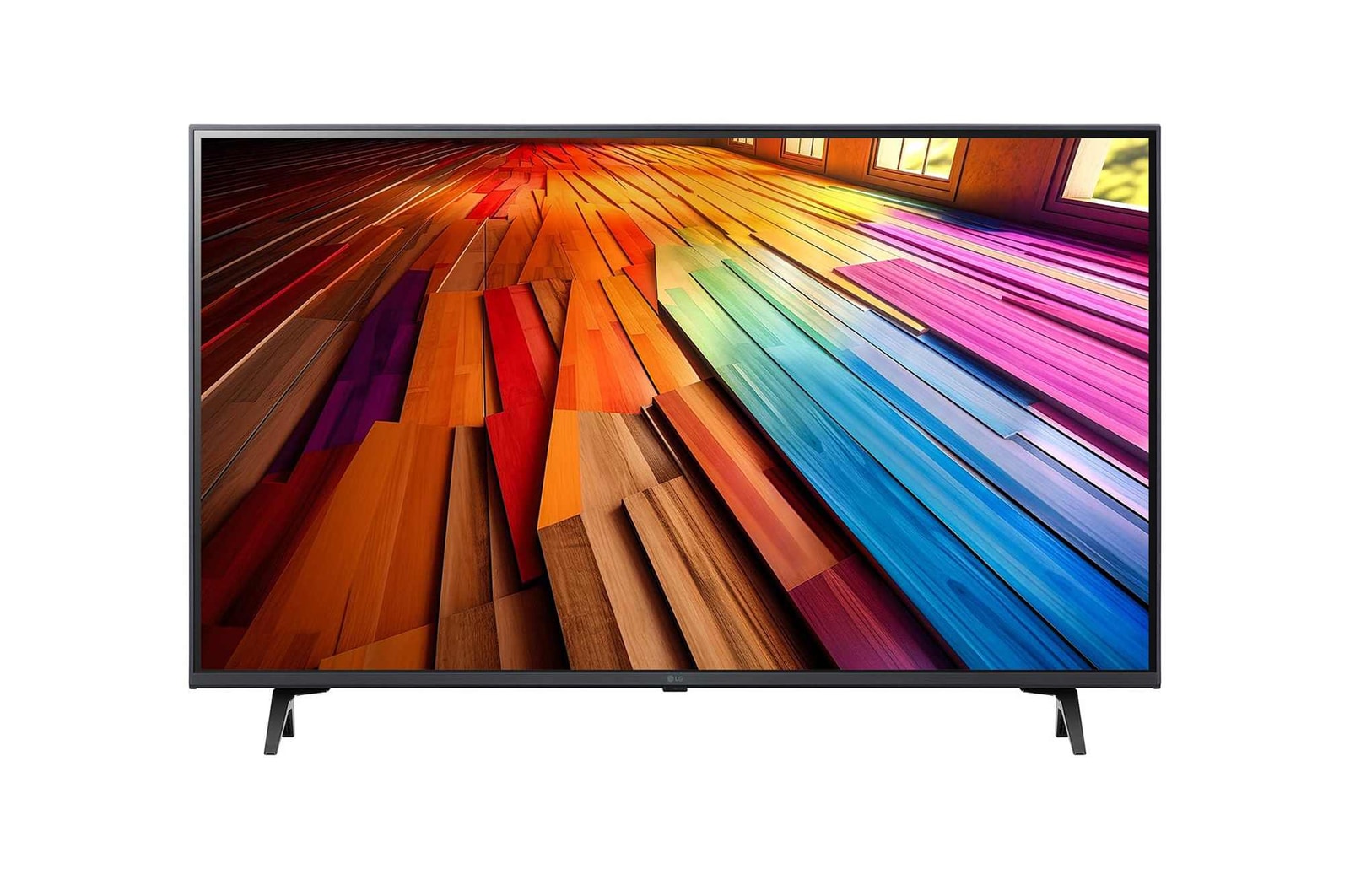 Tampak depan LG UHD TV, UT80