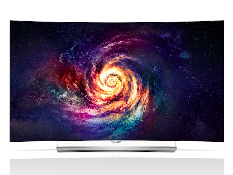 Front view of 55" OLED TV - Perfect Black 55EG960T