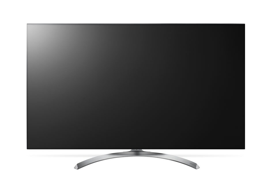 Front view of 55” NanoCell AI ThinQ – 4K Active HDR &amp; Dolby Vision 55SJ850T