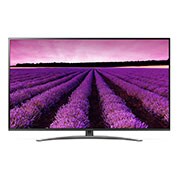 Front view of 55” NanoCell AI ThinQ – 4K Active HDR &amp; Response Cepat 55SM8100PTA