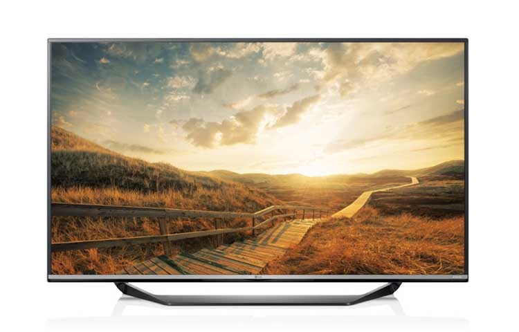 Front view of LG ULTRA HD TV 55'' UF670T 55UF670T