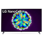 Front view of LG 65&#34; NanoCell Real 8K dengan Dolby Vision &amp; Dolby Atmos - AI ThinQ 65NANO99TNA