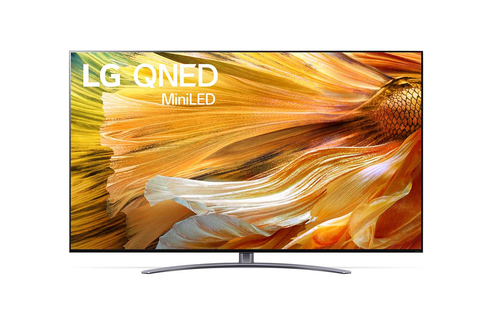 Tampak depan LG QNED TV