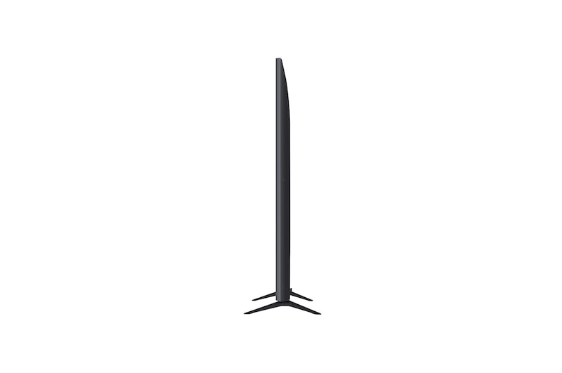 Tampak samping LG UHD TV, UT80