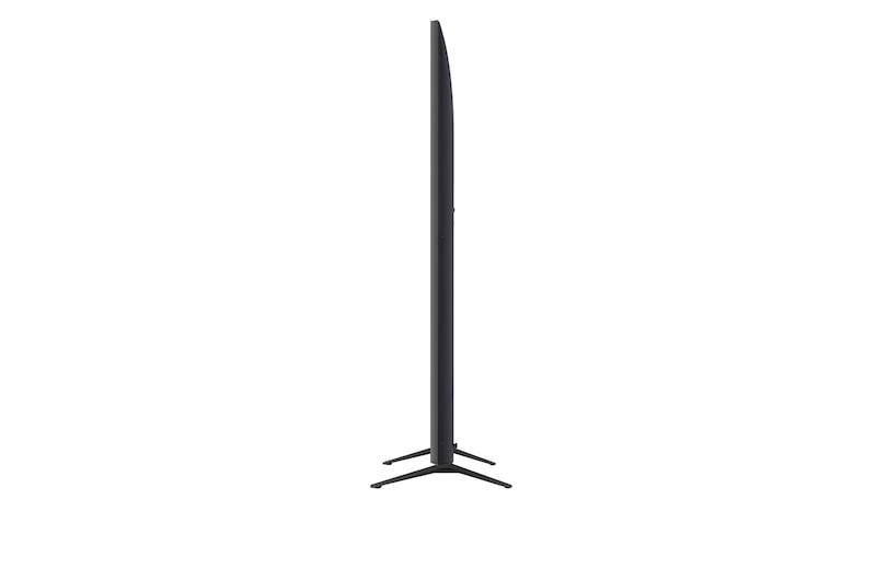 Tampak samping LG UHD TV, UT80