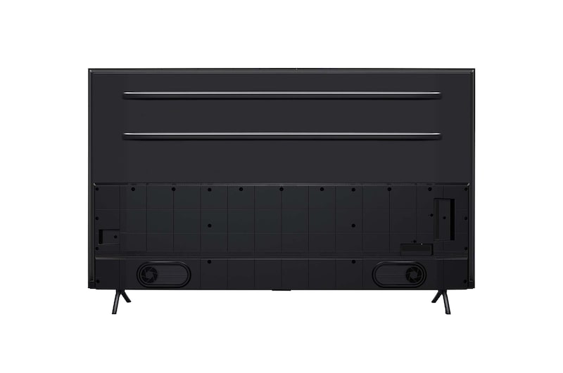 Rear view of LG QNED TV, QNED89