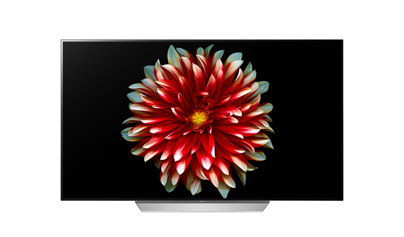 Front view of 55” OLED TV - Cinema HDR &amp; Dolby Atmos® OLED55C7T