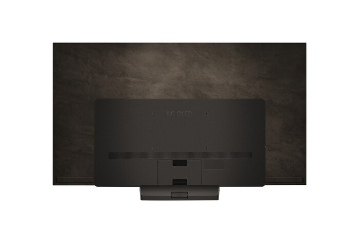 Tampak belakang TV LG OLED evo, OLED C4
