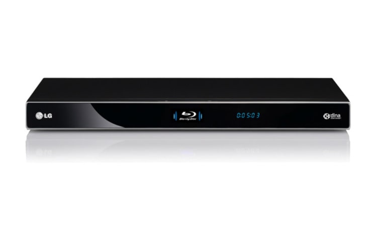 Front view of LG Blu-ray Disc Player terbaru dengan fitur Wi-Fi BD570