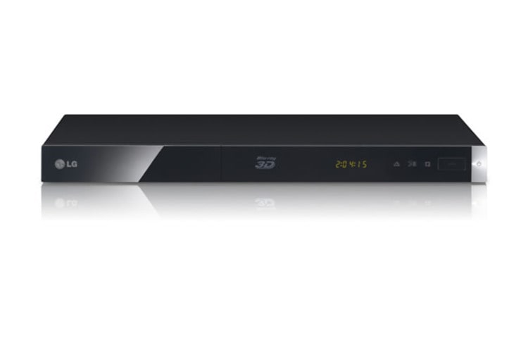 Front view of 3D Blu-ray Disc Player yang dapat memutar Disc 2D dan 3D serta dukungan Fitur LG Smart TV BP420
