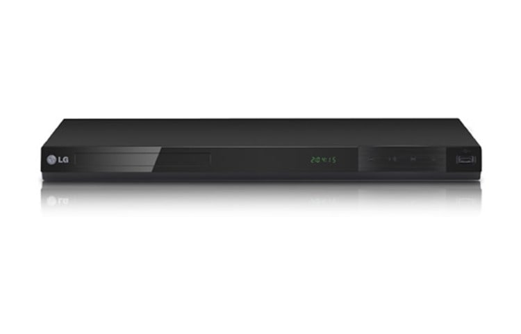 Front view of LG DVD Player dengan dukungan USB DP827