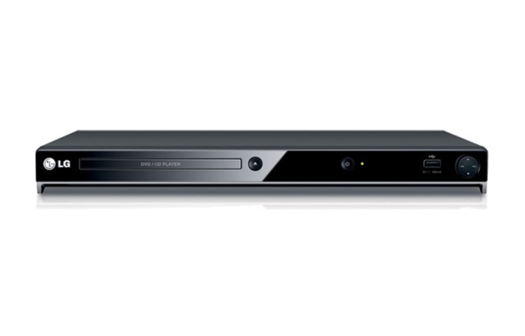 Front view of LG DV522, DVD Player dengan tambahan fungsi koneksi USB DV522