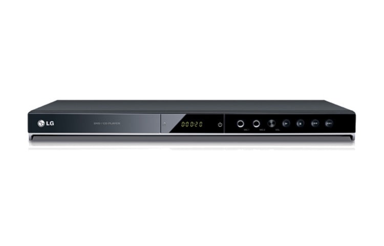 LG DV581, DVD fungsi Karaoke DV581 tampak depan
