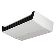 'LG Ceiling Suspended ARNU36GV2A4 memiliki desain berbentuk v dengan grill depan berwarna hitam.