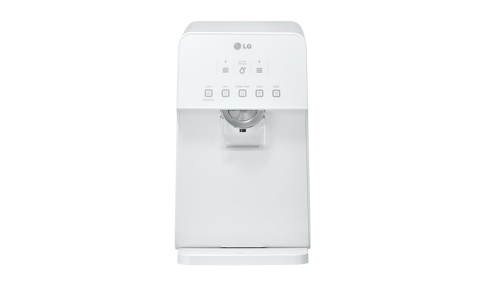 Front view of LG Water Purifier WHD71RW4RP