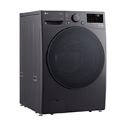 LG 15kg Front Loading Mesin Cuci LG AI DD™ Warna Middle Black, F2515STPM