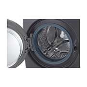 LG 15kg Front Loading Mesin Cuci LG AI DD™ Warna Middle Black, F2515STPM