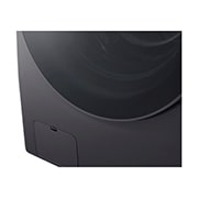 LG 15kg Front Loading Mesin Cuci LG AI DD™ Warna Middle Black, F2515STPM