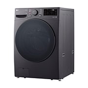 LG 15kg Front Loading Mesin Cuci LG AI DD™ Warna Middle Black, F2515STPM