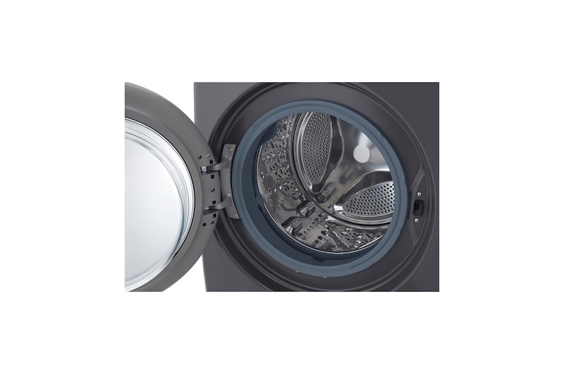 LG 15kg Front Loading Mesin Cuci LG AI DD™ Warna Middle Black, F2515STPM
